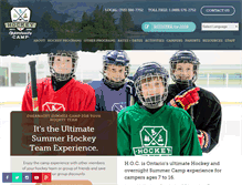 Tablet Screenshot of learnhockey.com